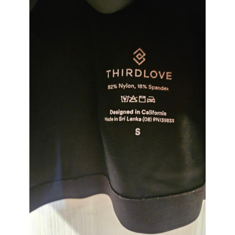 Thirdlove Pullover Bra Small Black Wireless Nylon… - image 2